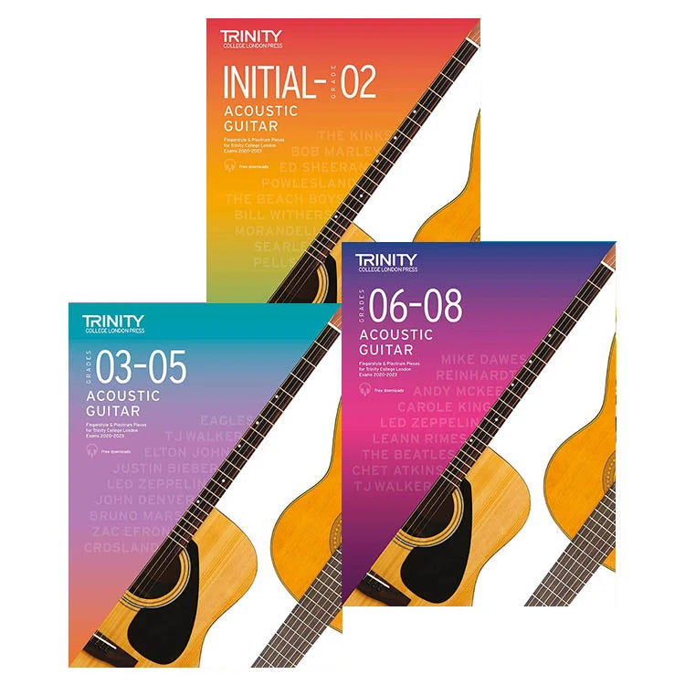 Acoustic Guitar Exam Pieces from 2020