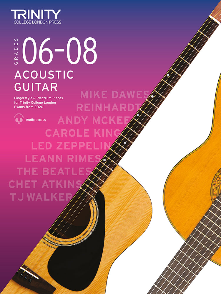 Acoustic Guitar Exam Pieces 2020: Grades 6-8