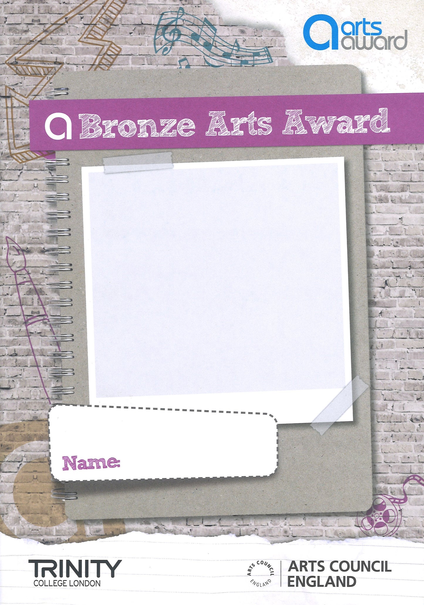 Arts Award Bronze Arts Log A4 - pack of 5