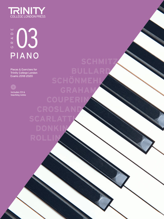 Piano Exam Pieces & Exercises 2018-2020 - Grade 3 (with CD & teaching notes)