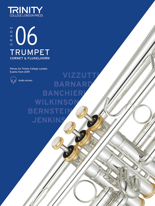 Trumpet, Cornet & Flugelhorn Exam Pieces From 2019. Grade 6