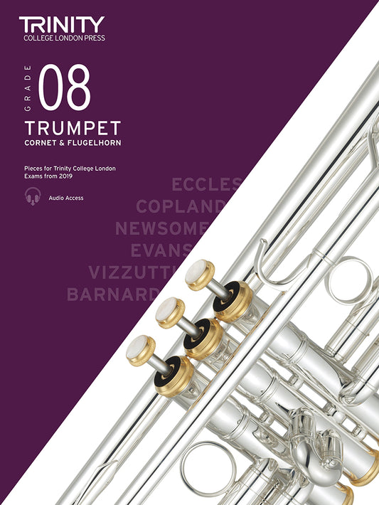 Trumpet, Cornet & Flugelhorn Exam Pieces From 2019. Grade 8