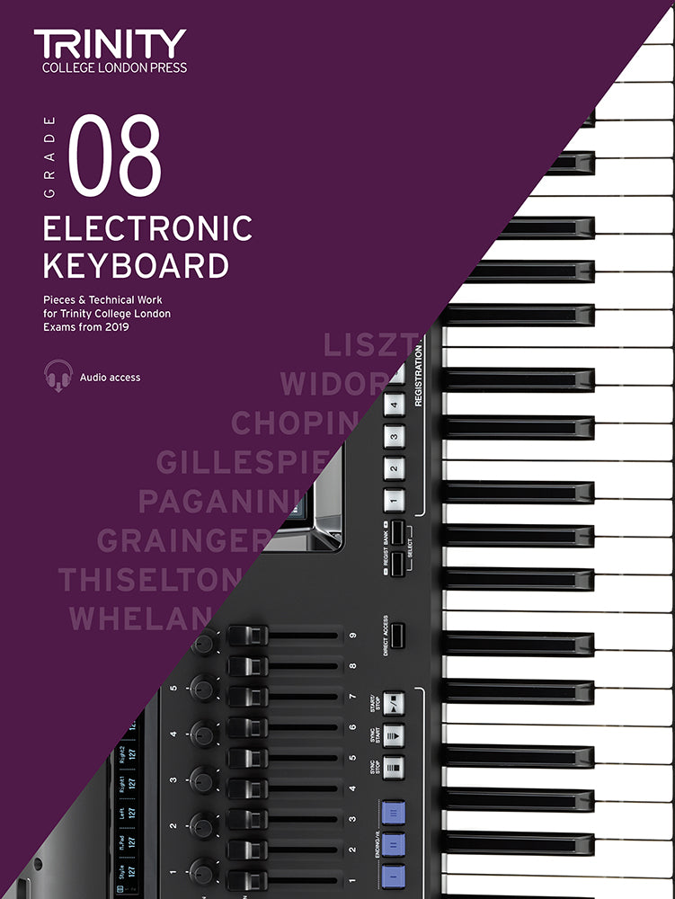 Electronic Keyboard Exam Pieces & Technical Work From 2019: Grade 8