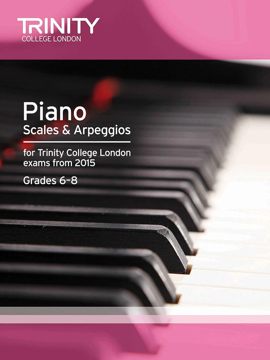 Piano Scales & Arpeggios from 2015, Grades 6-8